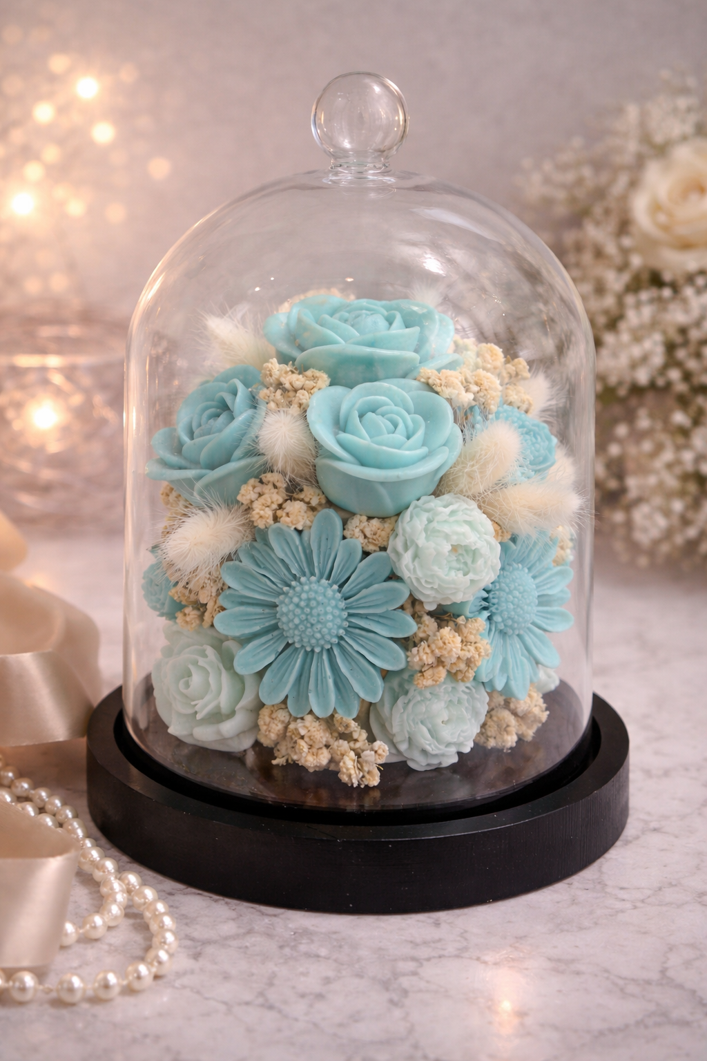 Bouquet en cristal